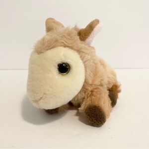 Russ Petooties Wooly Llama Plush Mini 5” Stuffed Animal Toy Tan Brown White